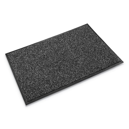 Crown Matting Technologies Cross-Over Wiper Mat, 0.31" Thick, Gray, 36 in W x 5 in L CS-0035GY